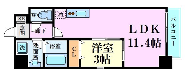 GRAN南堀江の物件間取画像